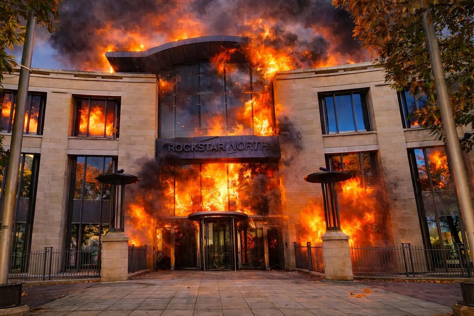 Rockstar North Alami Kebakaran, Untungnya Aman Tanpa Korban